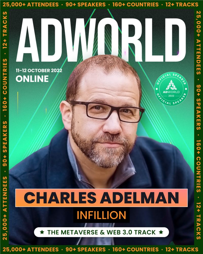 Ad World Conference - Metaverse Shopping: Revolutionize Your Customer Journey With Web 3.0 Ads - Charles Adelman Speaker