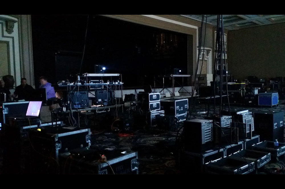 Stage Rigging - Thomson Reuters Elite - Vantage 2015